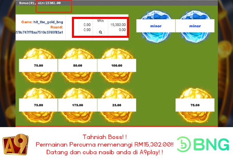 A9today & A9play Casino betting jackpot winner  | Menang besar | Win RM15302